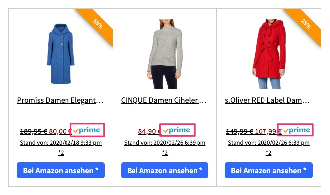 Keywords option delivery flags