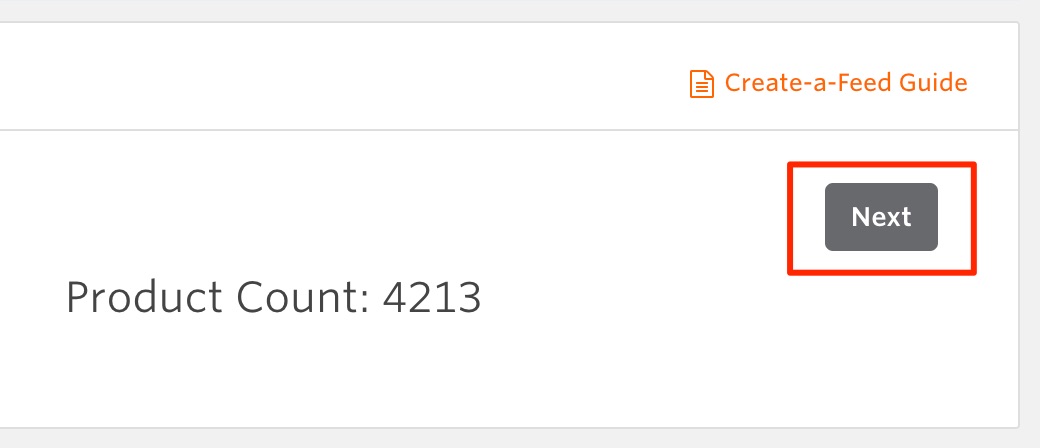 Awin select advertiser next button
