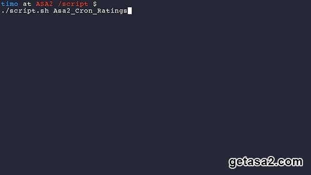 ASA2 ratings cronjob