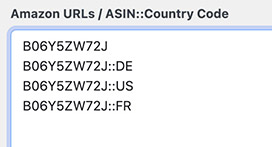 Import Amazon product by ASIN