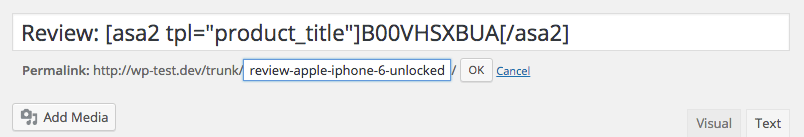 ASA 2 support page title