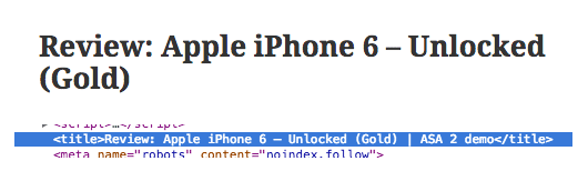 ASA 2 support page title