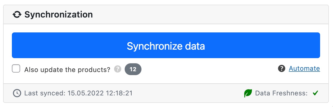 ASA2 Shop Data Synchronization