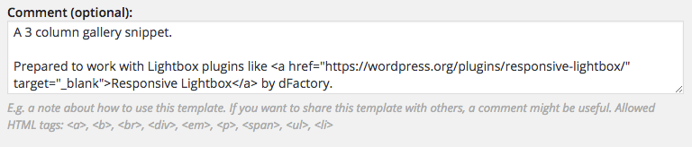 ASA 2 template comment